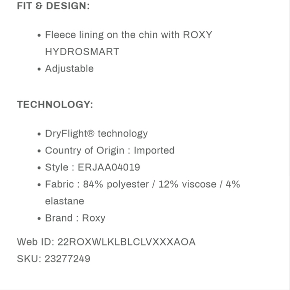 Roxy Laikal Balaclava - Picture 12 of 12